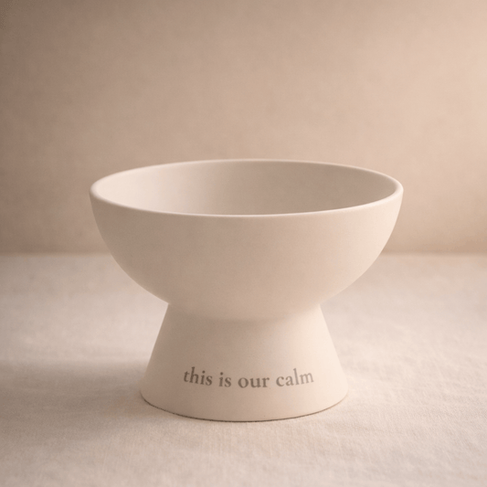 Soirée Bowl — Bol de porcelana mate